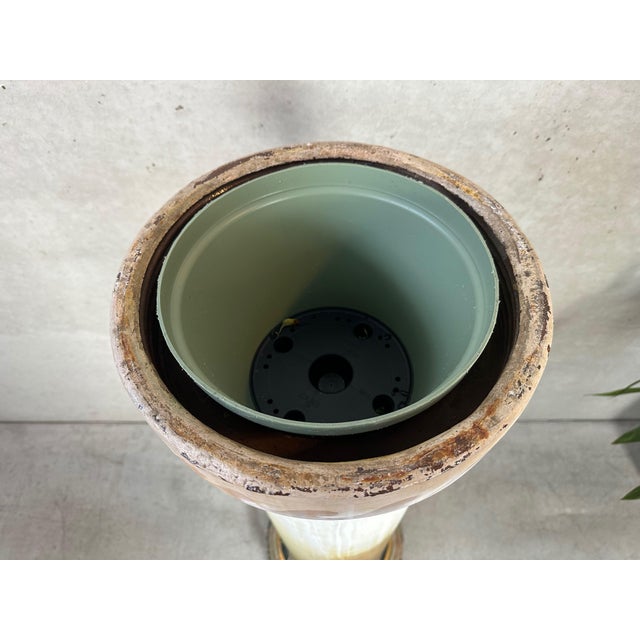 Vintage French Column in Stoneware, 1960s For Sale - Image 10 of 13