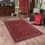 Red Anitque Red Handknotted Wool Rug 6.5x9.7 For Sale - Image 8 of 9