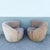 Late 20th Century Postmodern Tan Nautilus Swivel Chairs - A Pair For Sale - Image 5 of 7