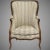 French Louis XV Carved Bergère Walnut Chair Arched Back For Sale - Image 9 of 9