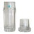 Tiffany & Co. Atlas Crystal Bedside Water Decanter Carafe With Insert Tumbler Lid For Sale