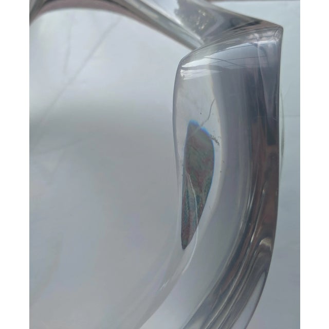 Vintage Large Scale Lucite Centerpiece Bowl For Sale - Image 12 of 13
