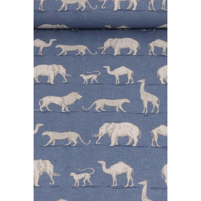 Iliv Prairie Animals Denim Fabric For Sale - Image 4 of 6