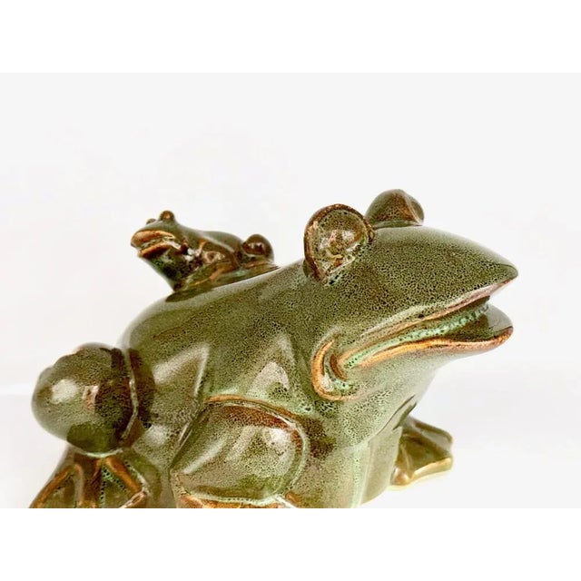 Large Italian Ceramic Frog, 1960s For Sale - Image 4 of 10