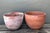 Ceramic Vintage Washed Terracotta Planter Bowls - Set of 2 For Sale - Image 7 of 12
