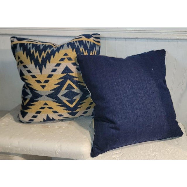 Collection of Four Beacon Camp Blanket Pillows For Sale In Los Angeles - Image 6 of 6