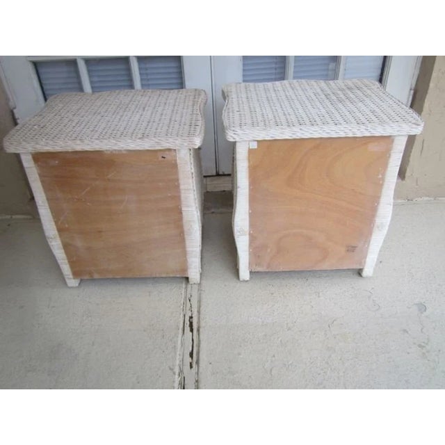 White Wicker Rattan Nightstand is a stylish and functional addition to any bedroom. Made from eco-friendly wicker and...