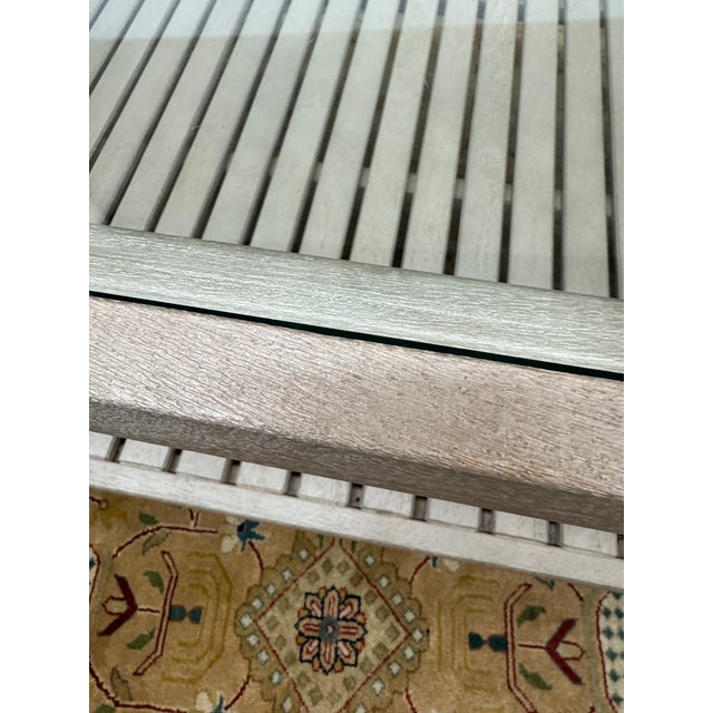 Crate & Barrel Boardwalk Coffee Table For Sale - Image 9 of 13