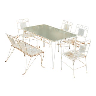 Vintage & New Wrought Iron Dining Sets | Chairish