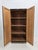 Viennese Art Deco Wardrobe in Black Lacquer with Brass Details, 1940s For Sale - Image 3 of 11