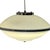Vintage Space Age Italian Pendant Lamp in White Acrylic, 1970s For Sale - Image 10 of 11
