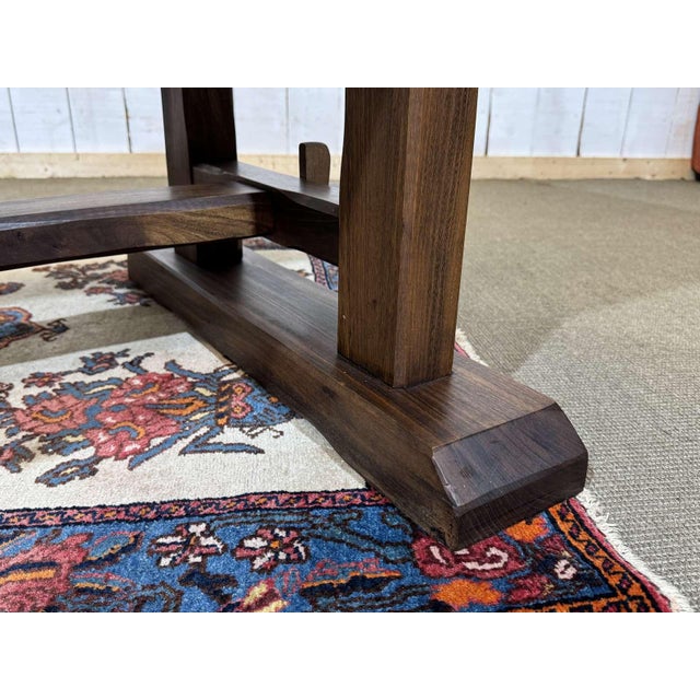 Elm Monastery Table, 1970s For Sale - Image 11 of 18