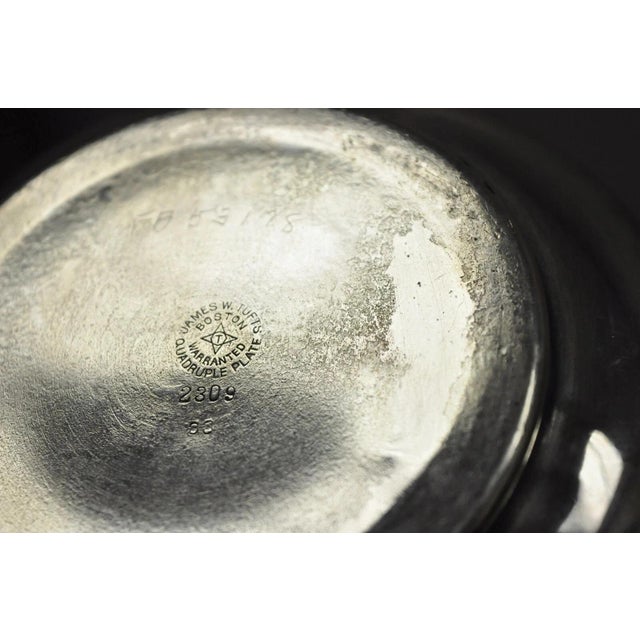 Antique James W. Tufts Renaissance "Bacchus" Silver Plated Water Wine Pitcher For Sale - Image 9 of 10