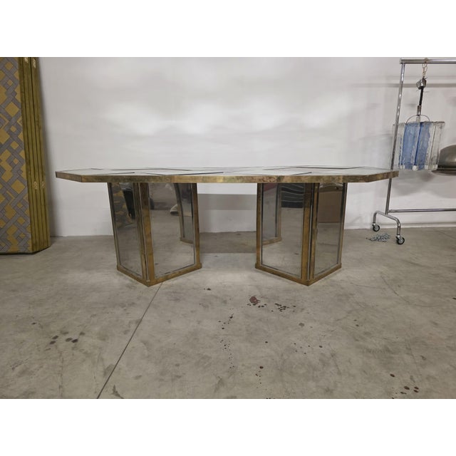 1970s Vintage Dining Table by Romeo Rega, 1970s For Sale - Image 5 of 11
