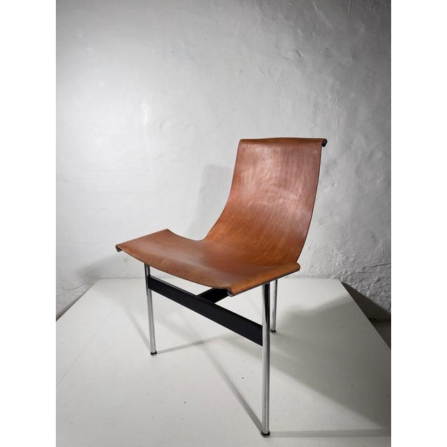 Brown 3LC T-Chairs attributed to Katavolos, Littell & Kelley for ICF De Padova, 1960, Set of 6 For Sale - Image 8 of 15
