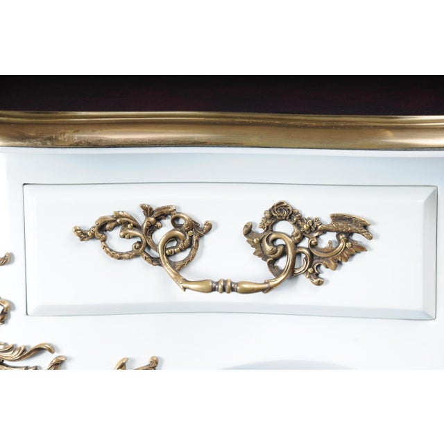 Wood Louis Xv Style Writing Desk/Bureau For Sale - Image 7 of 18