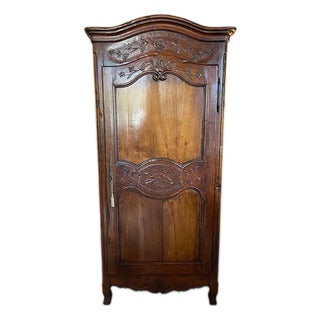 38" Finished 1 Drawer Vintage Hutch For Sale