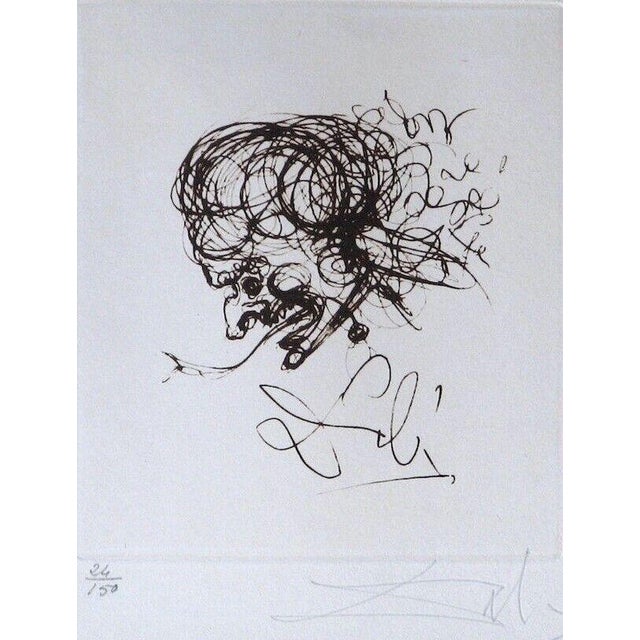 ARTIST: Salvador Dali TITLE: Symbols Devil MEDIUM: Etching SIGNED: Hand Signed PUBLISHER: EGI/Vanguard Studios (Beverly...