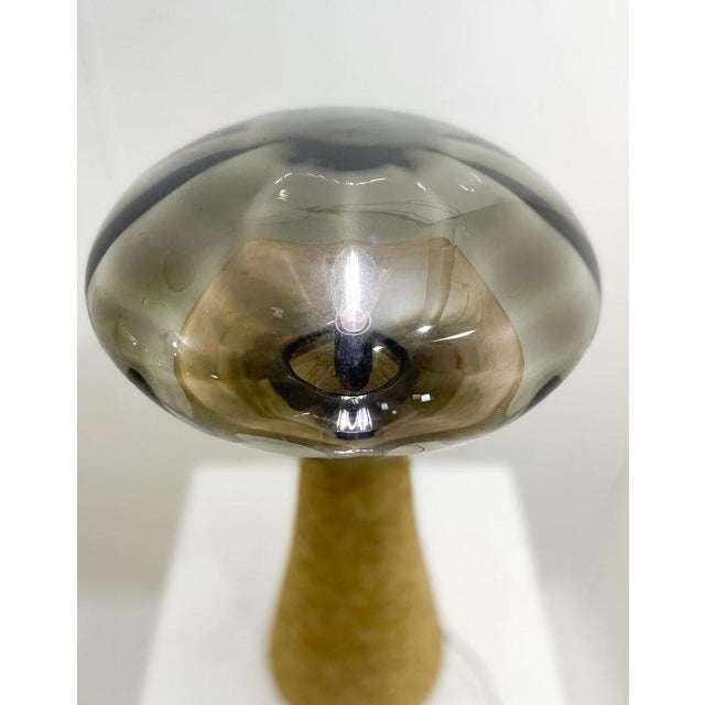 Mid-Century Modern ceramic table lamp, circa 1970. Up to 250V (Europe/UK Standard).The wiring of this item may be original...