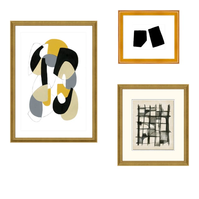 Abstract Gallery Wall, Set of 3 Chairish