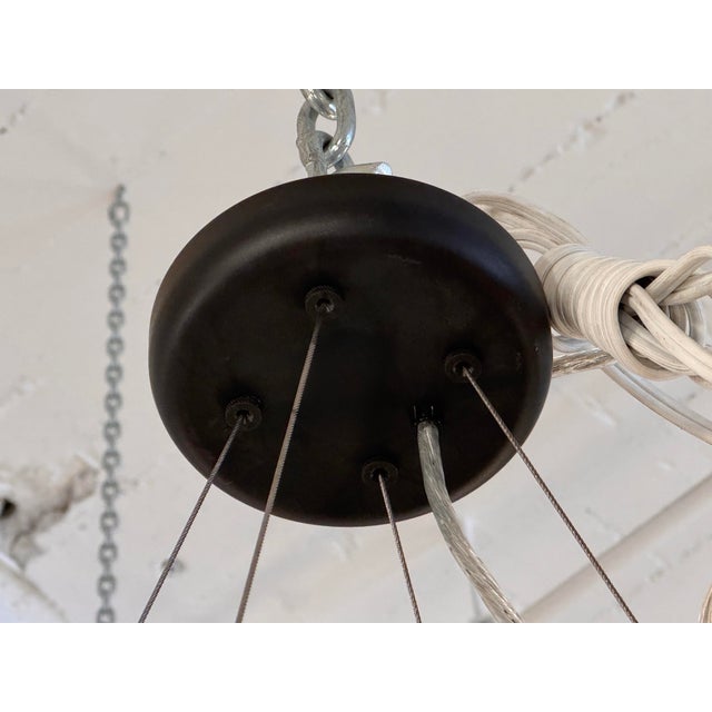 Ochre Arctic Pear Oval Chandelier For Sale - Image 12 of 12