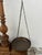 Decorative wooden and brass scale Brass balance and weighing pan Walnut wood column and stand Good condition Dimensions: H...