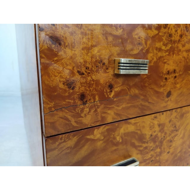 Vintage Amboyna Burl Chest of Drawers, 1970s For Sale - Image 15 of 18