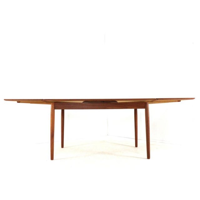 Danish Extendable Rectangular Siem Dining Table For Sale - Image 10 of 16