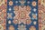 Kazak Runner 2’7” X 7’8” Blue Wool Tribal Hand-Knotted Oriental Rug For Sale - Image 9 of 14