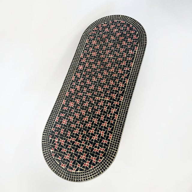 Mid-Century Mosaic Coffee Table, 1960s For Sale - Image 4 of 6