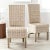 Harold 19''H Rattan Side Chair in Natural Unfinished - a Pair For Sale In Philadelphia - Image 6 of 7