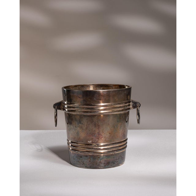 Mid 20th Century France Silver Ice Bucket For Sale - Image 12 of 15