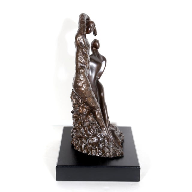 "She and He" Bronze Sculpture by Nili Carasso For Sale In New York - Image 6 of 8