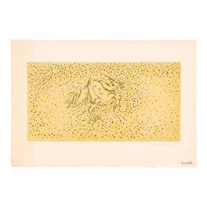 Manfred Schwartz "Frog at Etretat" Lithograph
