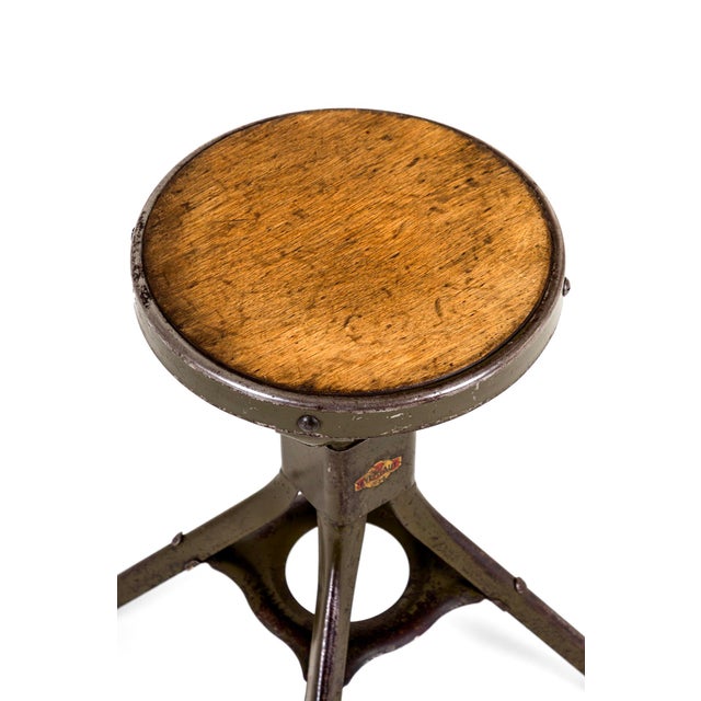 Industrial Stools from Four Evertaut, Set of 4 For Sale - Image 14 of 18