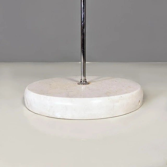 Black Italian Modern Marble, Metal and Plastic Floor Lamp by Fois for Reggiani Illuminazione, 1970s For Sale - Image 8 of 13