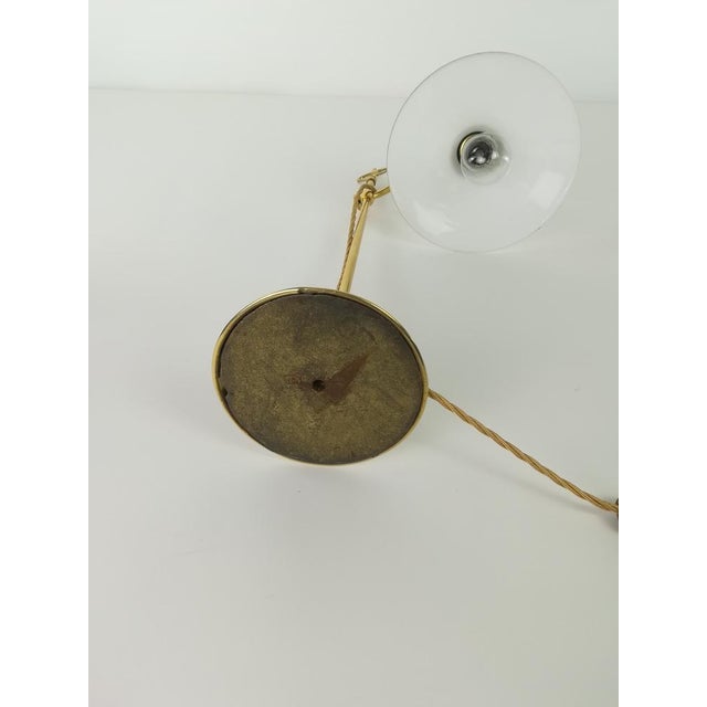 Metal Viennese Table Lamp in Brass, 1930s For Sale - Image 7 of 11
