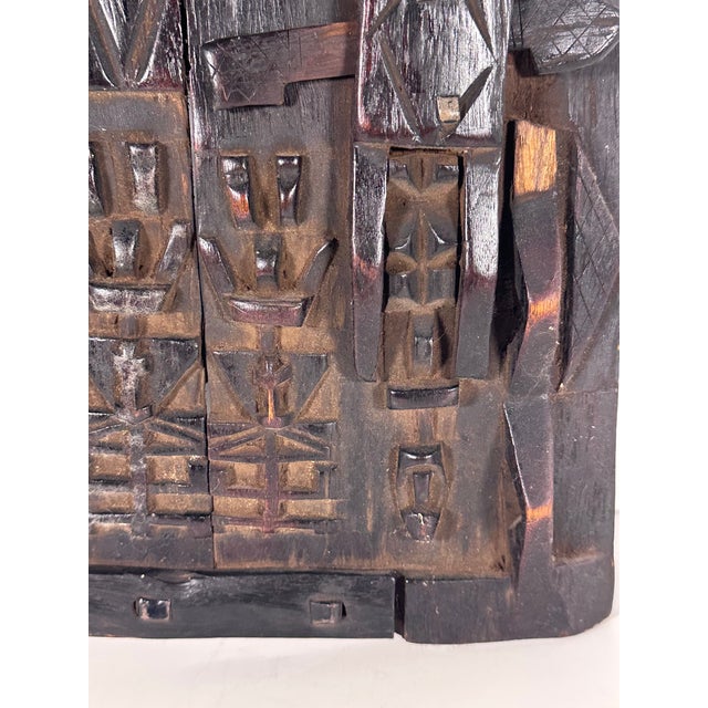 Late 19th Century African Dogon Granary Door For Sale - Image 5 of 17
