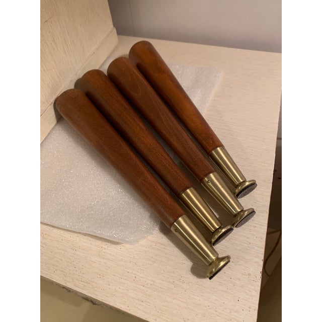 Wood 1960's Hollywood Regency MCM Dresser Bedroom Set For Sale - Image 7 of 13