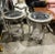 Stone Small Side Table Black Marble Topped French Style Set of 2 For Sale - Image 7 of 9