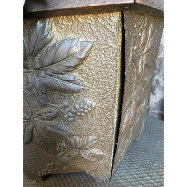 Column Cache Pot in Copper, Set of 2 For Sale - Image 6 of 11