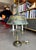 Vintage Brass Verdigris Three-Light Bouillotte Table Lamp Neoclassical Hollywood Regency Style For Sale - Image 10 of 16