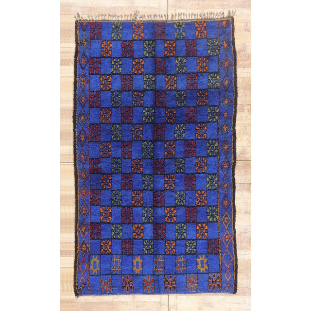Vintage Beni M'Guild Moroccan Rug, 06'03 X 10'06 For Sale - Image 10 of 10