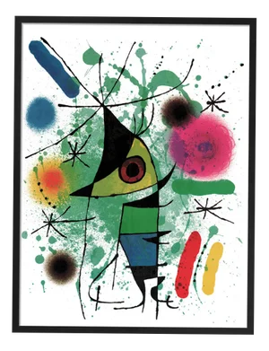 Joan Miró, The Singing Fish, Print, Framed
