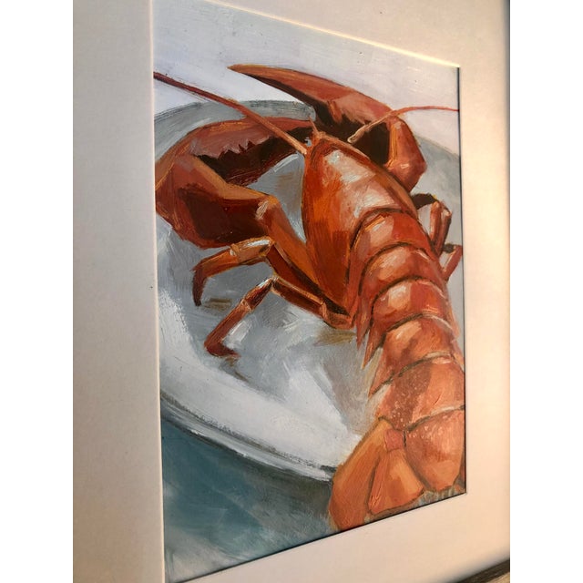 Original Oil Painting Impressionist Crayfish For Sale - Image 4 of 11