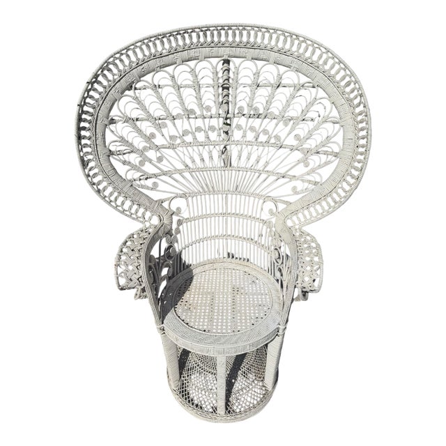 Vintage, Glam Peacock Chair For Sale