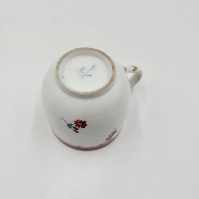 Ceramic German Tea Service from Meissen, 1910, Set of 4 For Sale - Image 7 of 11