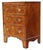 1920s Vintage Georgian Revival Burr Walnut Serpentine Chest of Drawers, 1920s For Sale - Image 5 of 10