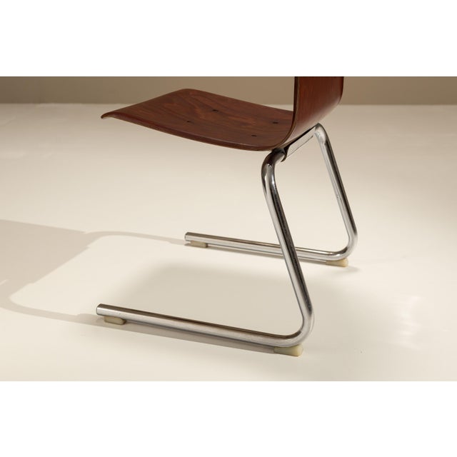 Stackable Chairs in the style of Pagholz, 1960s, Set of 6 For Sale - Image 6 of 10
