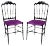 Set of Mid-Century Italian Chiavari Dining Chairs by Giuseppe Descalzi, 1950s For Sale